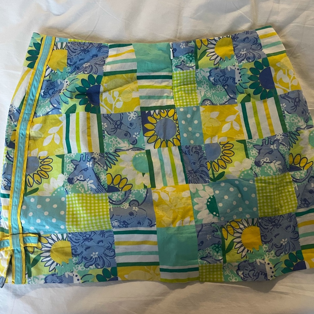 Vintage Lilly Pulitzer Skort with Animal Print